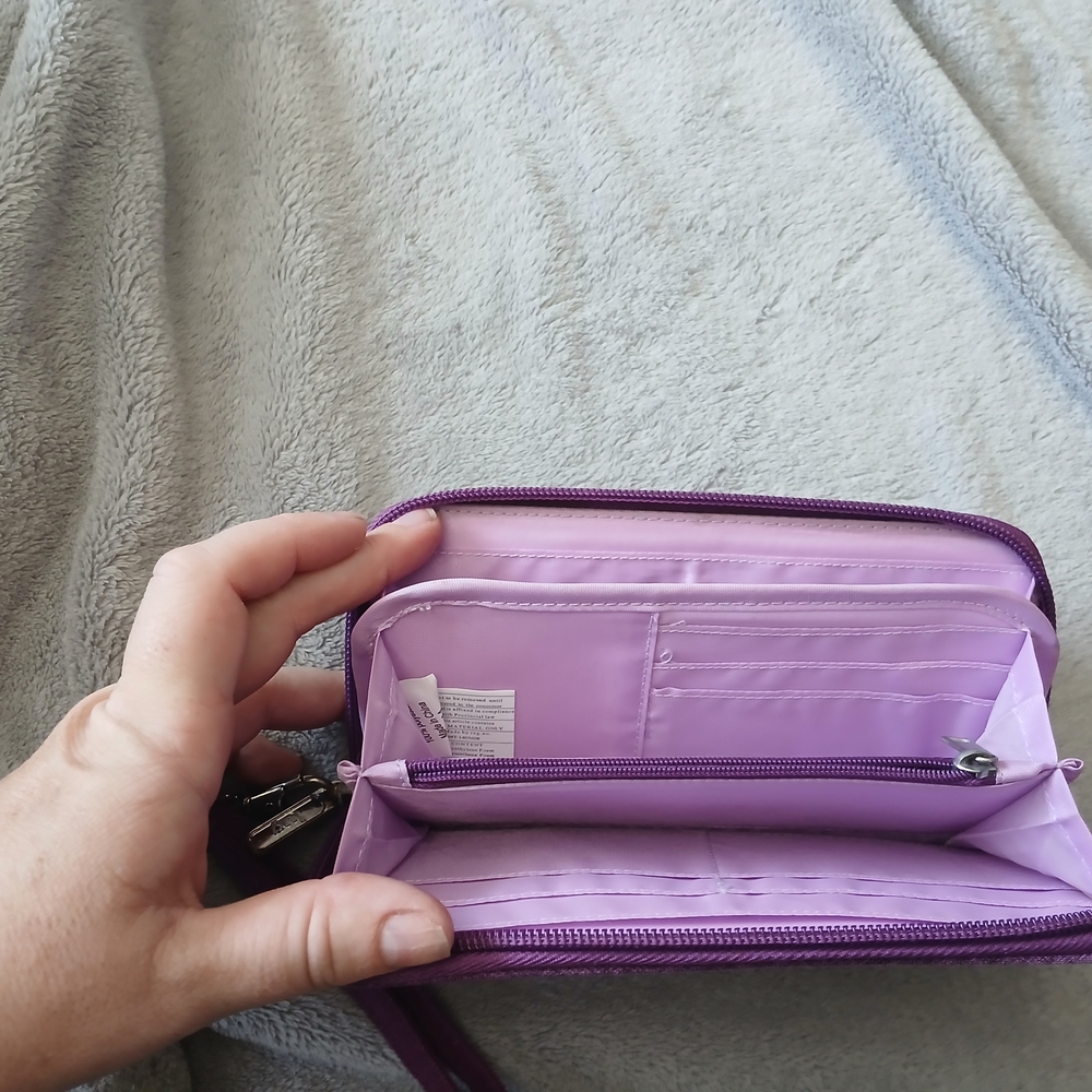 Lug Purple Wallet Compact and Stylish